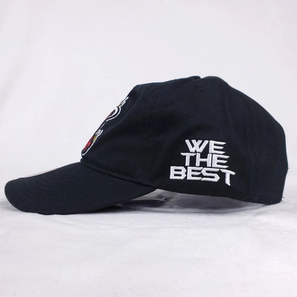 DJ Khalad Miami Heat Mitchell & Ness NBA Dad‎ Hat Cap BR Remix Black NWT